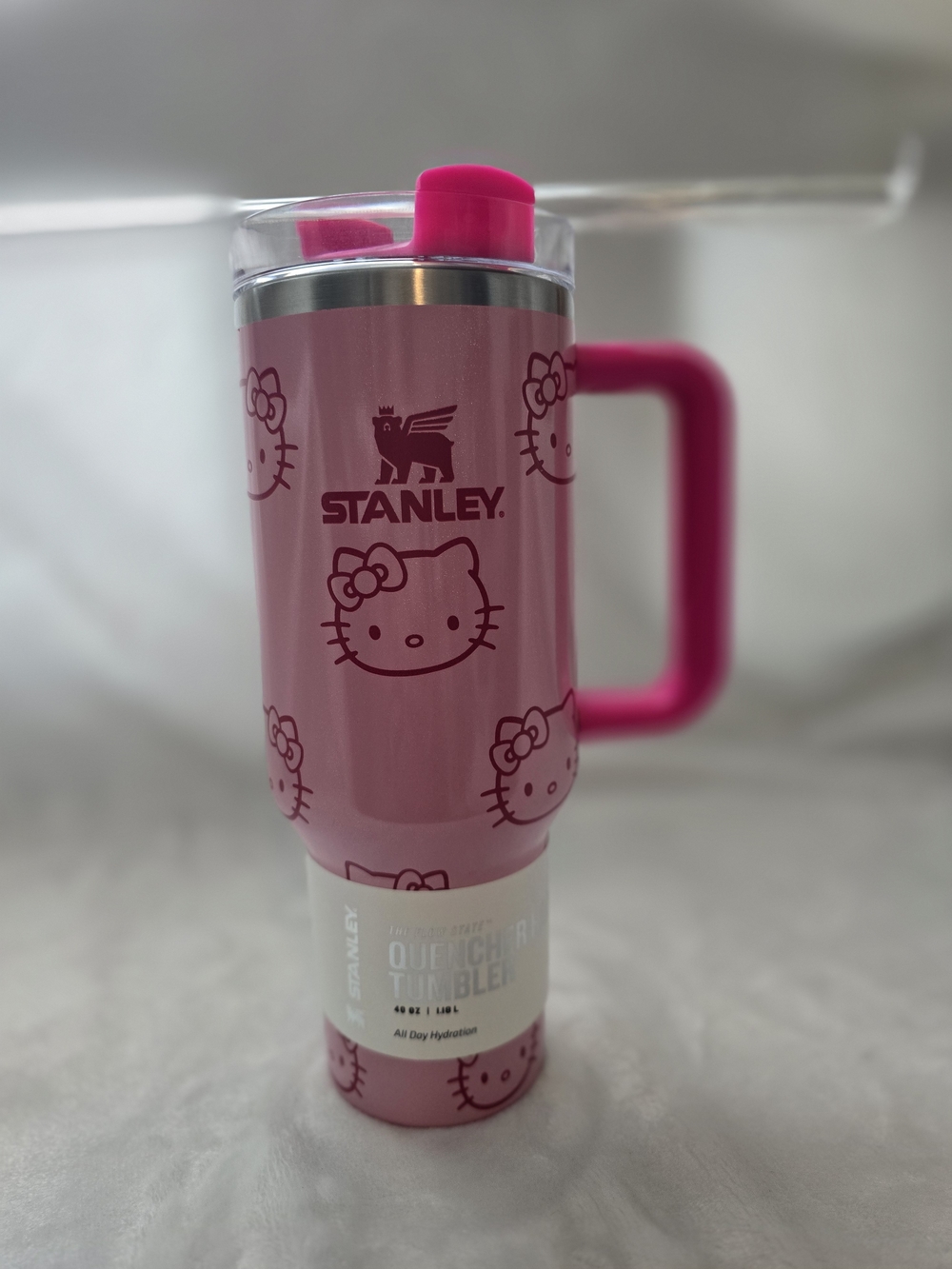 Stanley Pink Hello Kitty Insulated Travel Tumbler with Handle